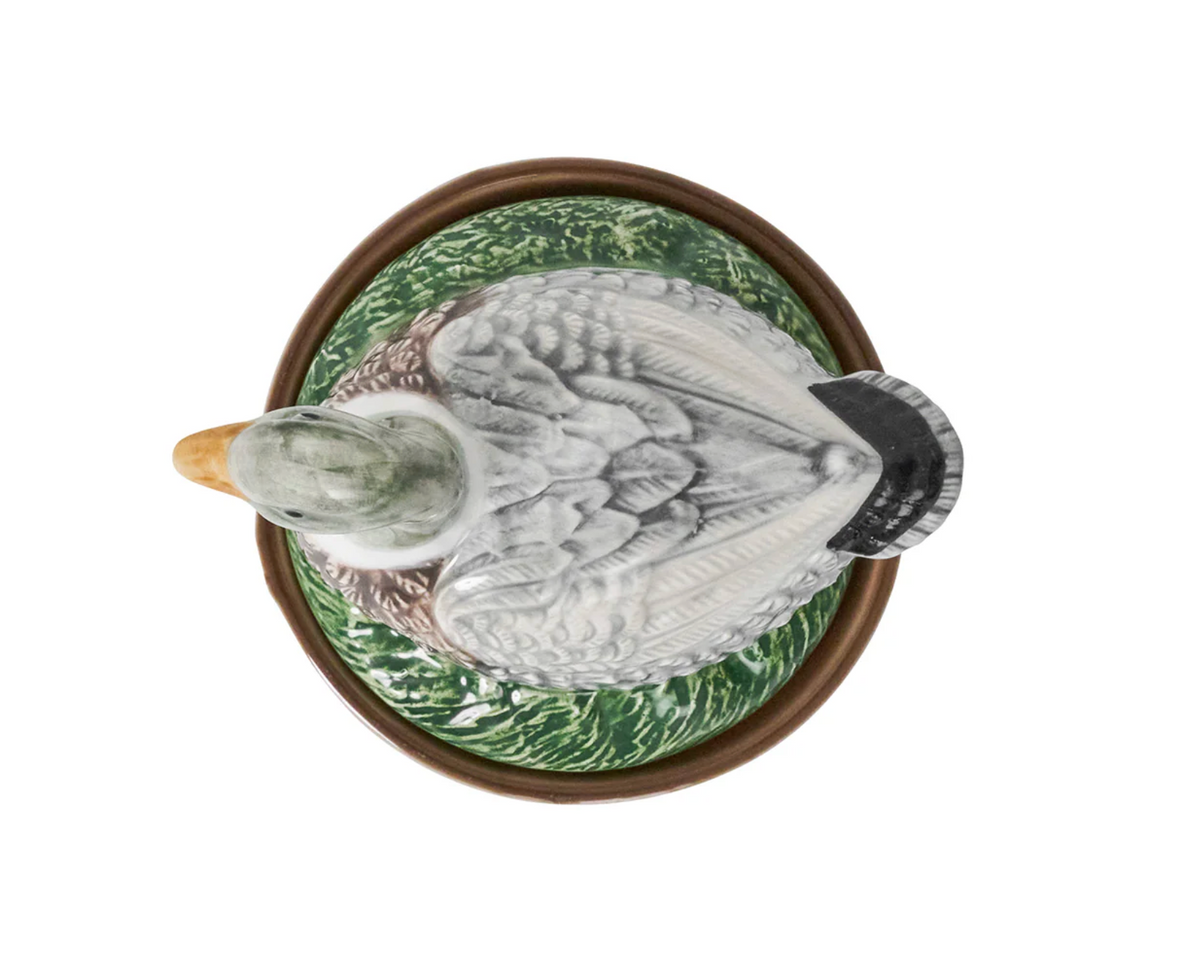 Forest Walk Duck Bowl w/ Lid