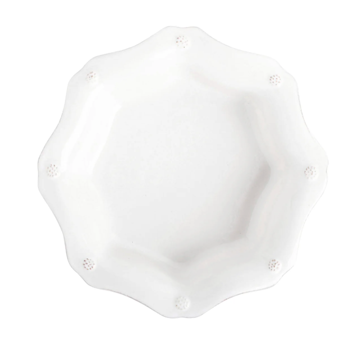 Berry & Thread Scalloped Pasta/Soup Bowl