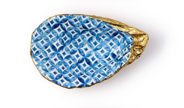 Painted Shell Trinket Dish
