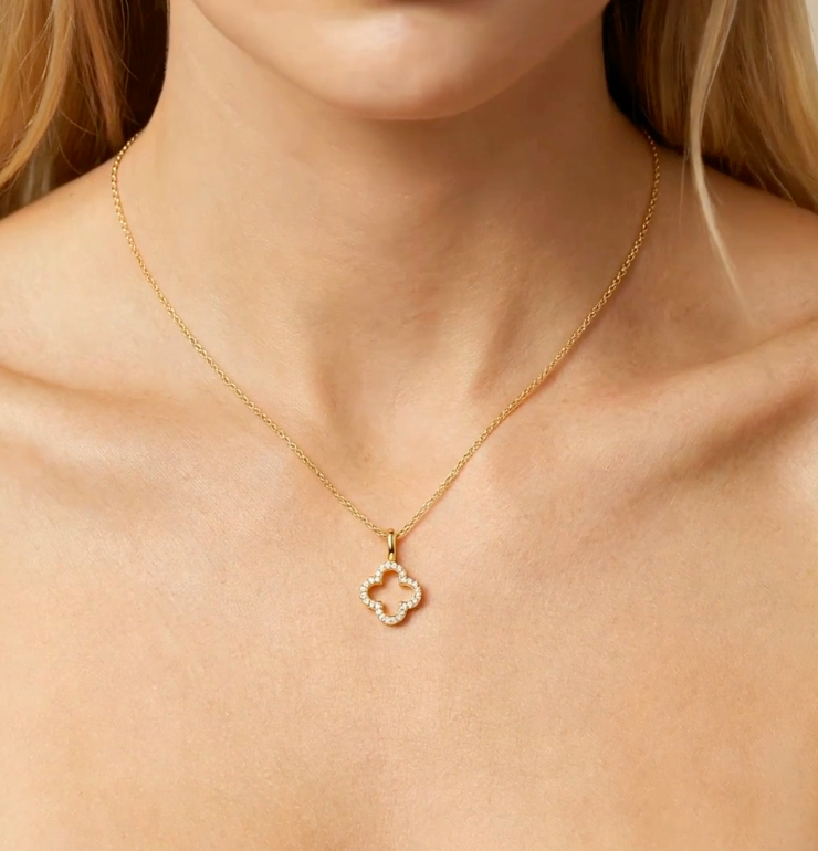 Ella Stein Lucky Clover Necklace