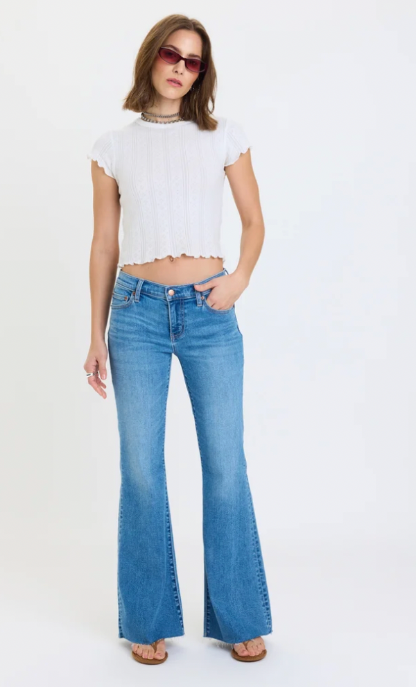 Daze Lowkey Low Rise Flare Jeans