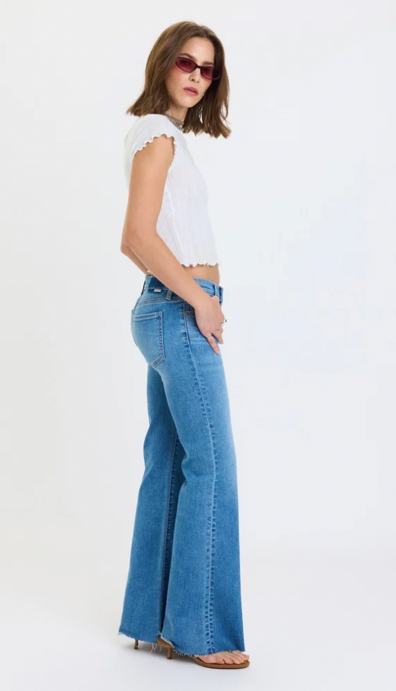 Daze Lowkey Low Rise Flare Jeans