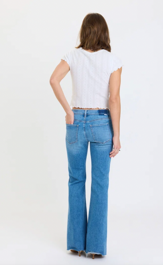 Daze Lowkey Low Rise Flare Jeans