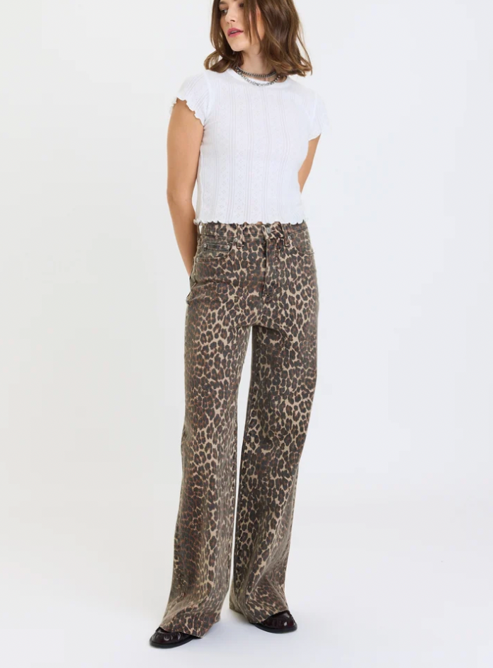 Far Out Wide Leg in Cool Cat