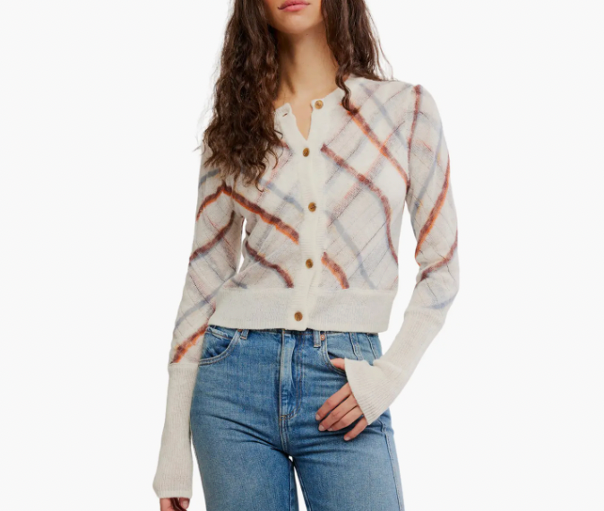 Free people Highland Mist Cardi