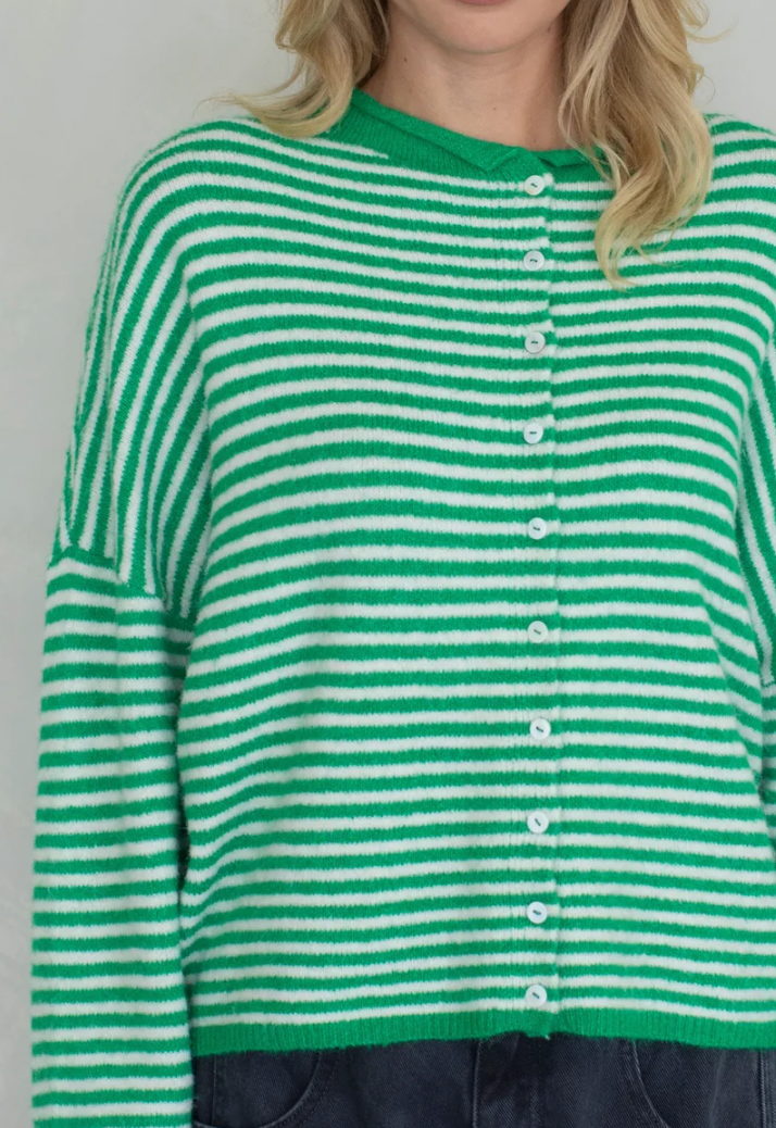Maggie Mini Striped Cardigan