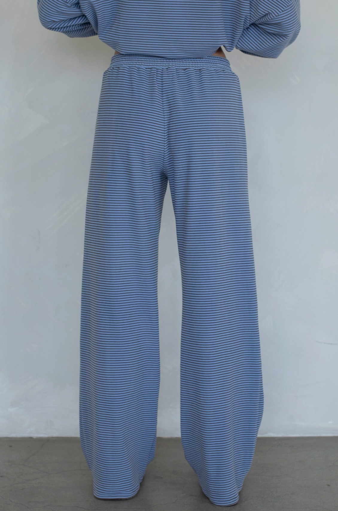 Leah Striped Fleece Pants