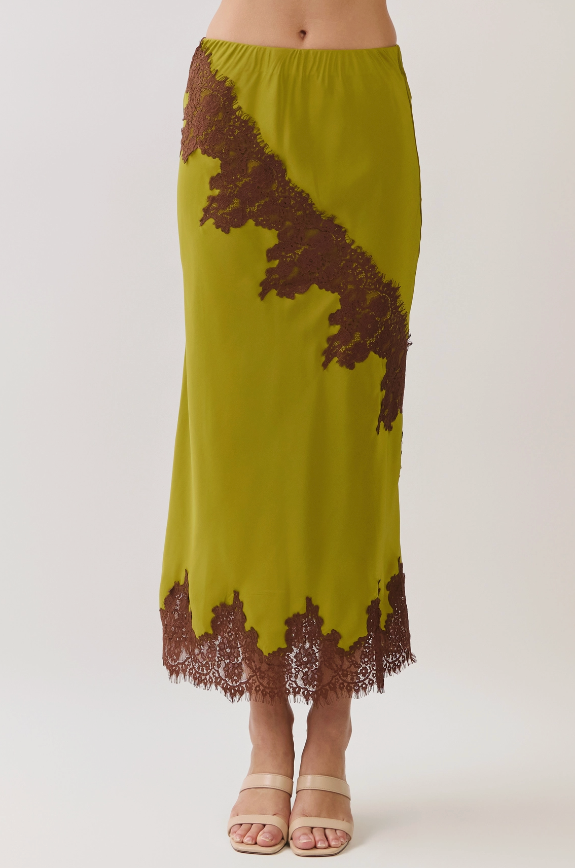 Mossy Midi Skirt & Tube Top Set