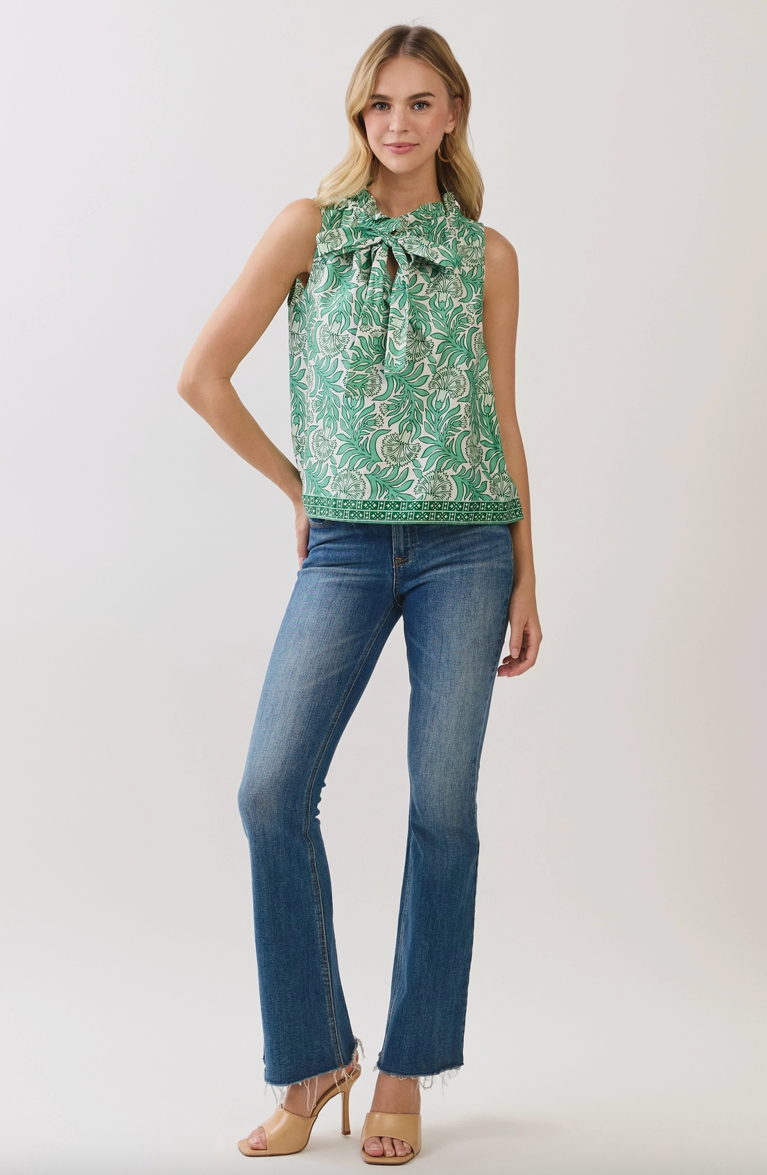 Botanical Bow Blouse