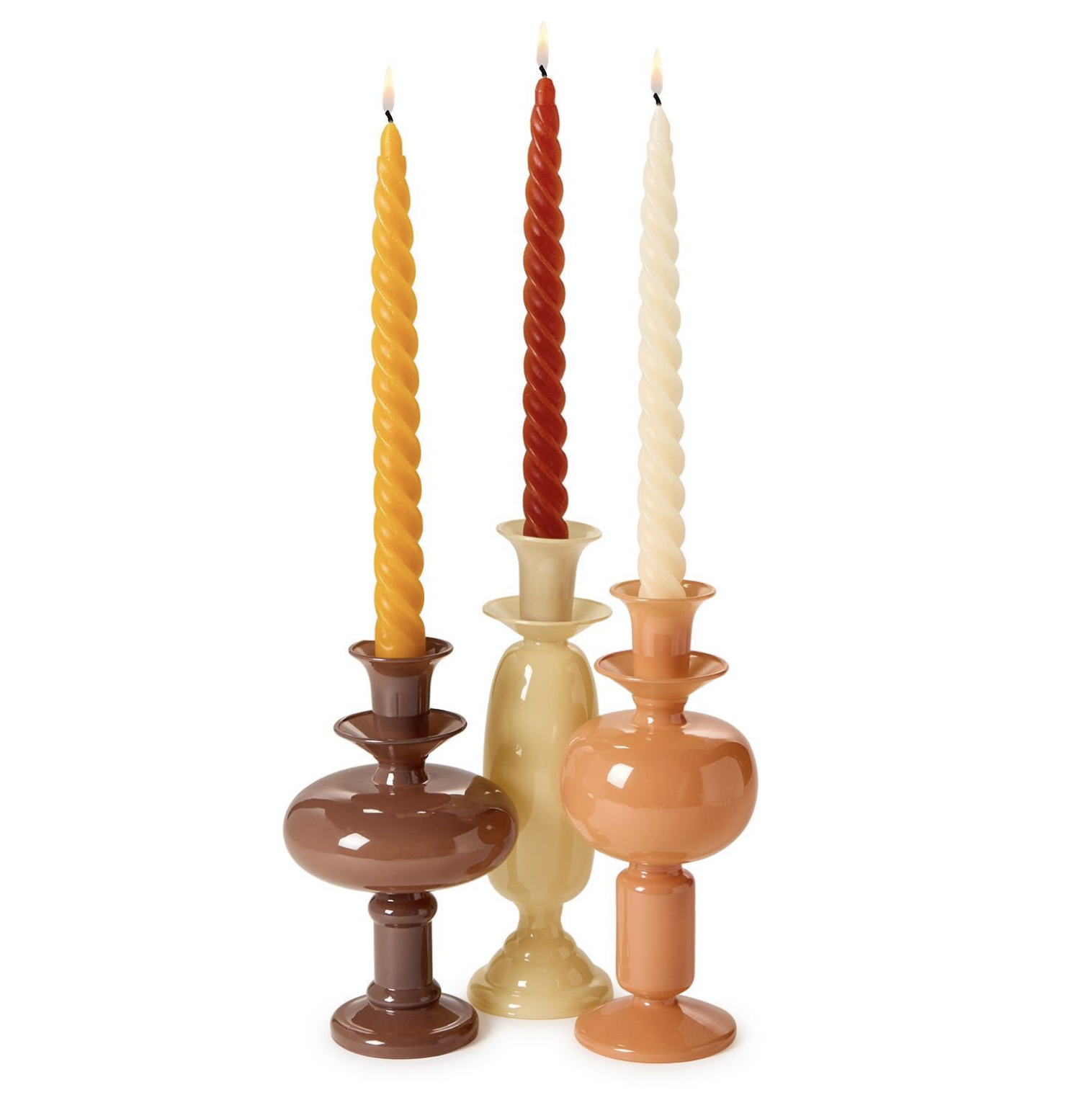 Earthtones Candle Holders