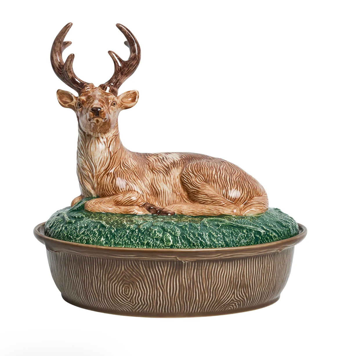 Forest Walk Stag Baker with Lid