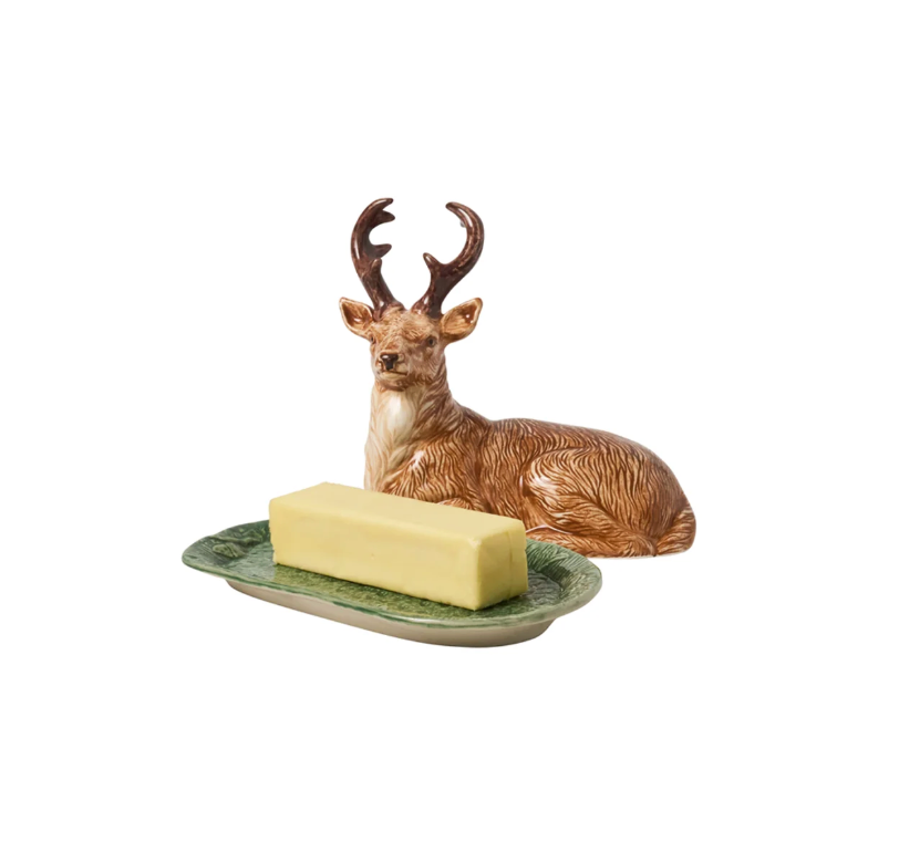 Forest Walk Stag Butter Dish