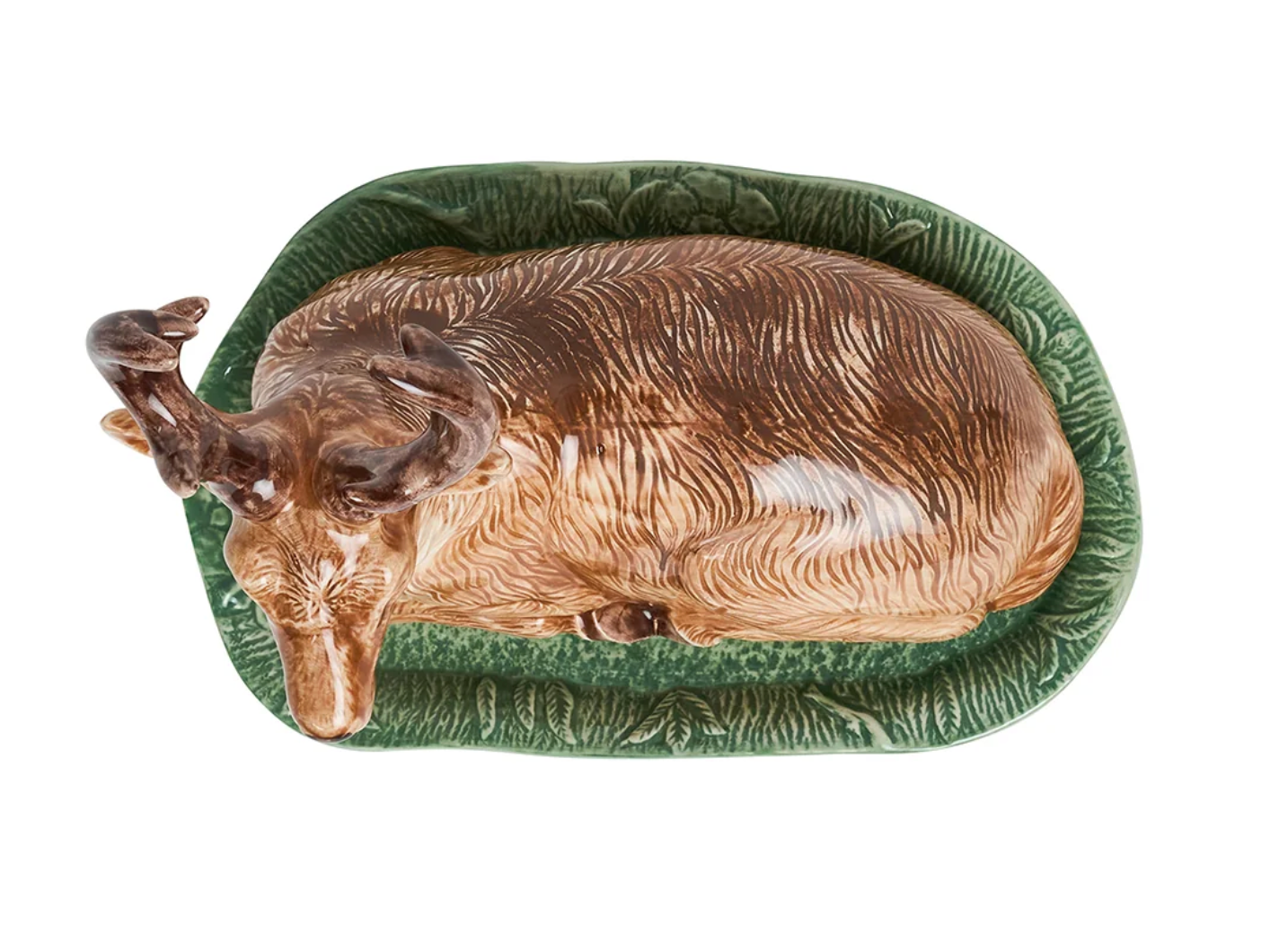 Forest Walk Stag Butter Dish