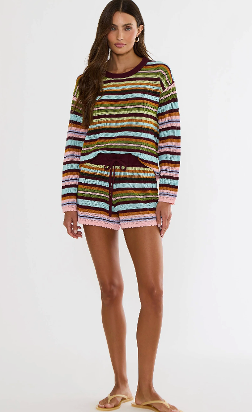Balboa Short Paradise Stripe