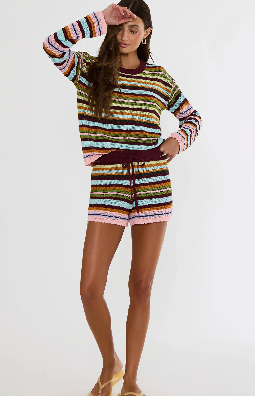 Balboa Short Paradise Stripe