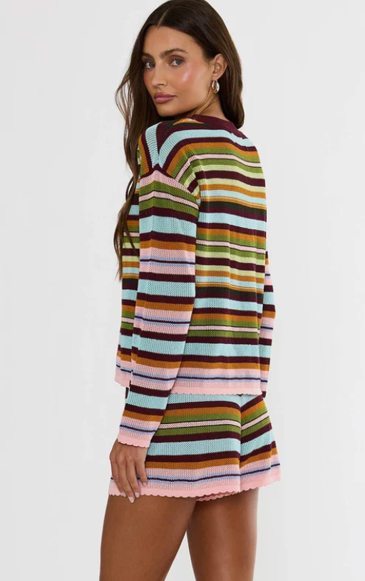 Beach Sweater Paradise Stripe