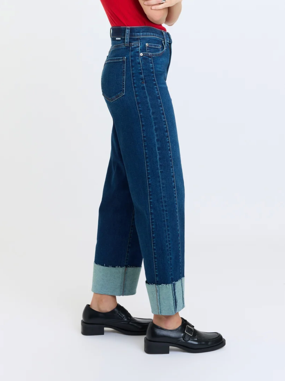 Daze Pleaser High Rise Wide Ankle - Slow Motion