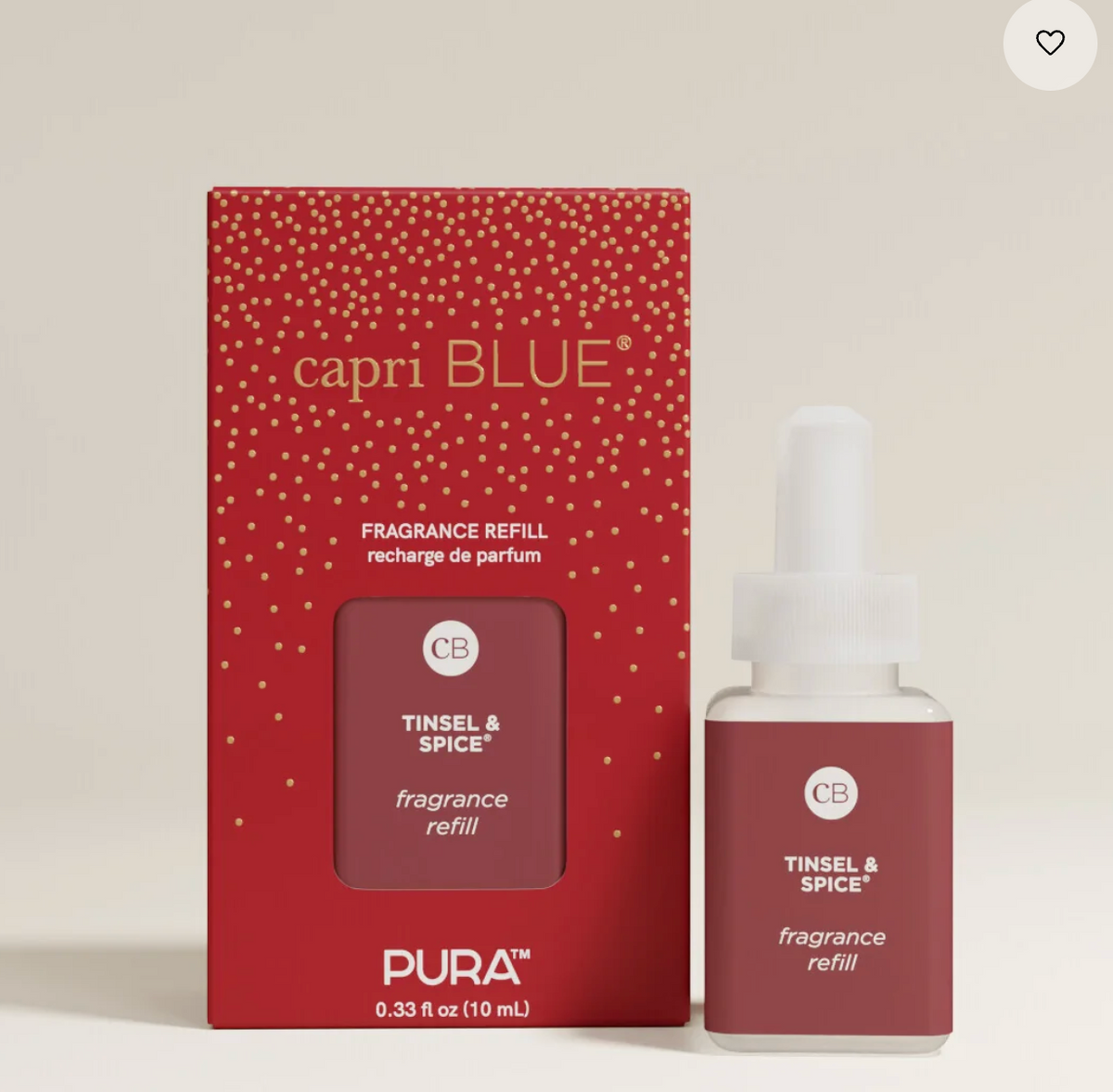 Pura Diffuser Refill - Tinsel & Spice by Capri Blue