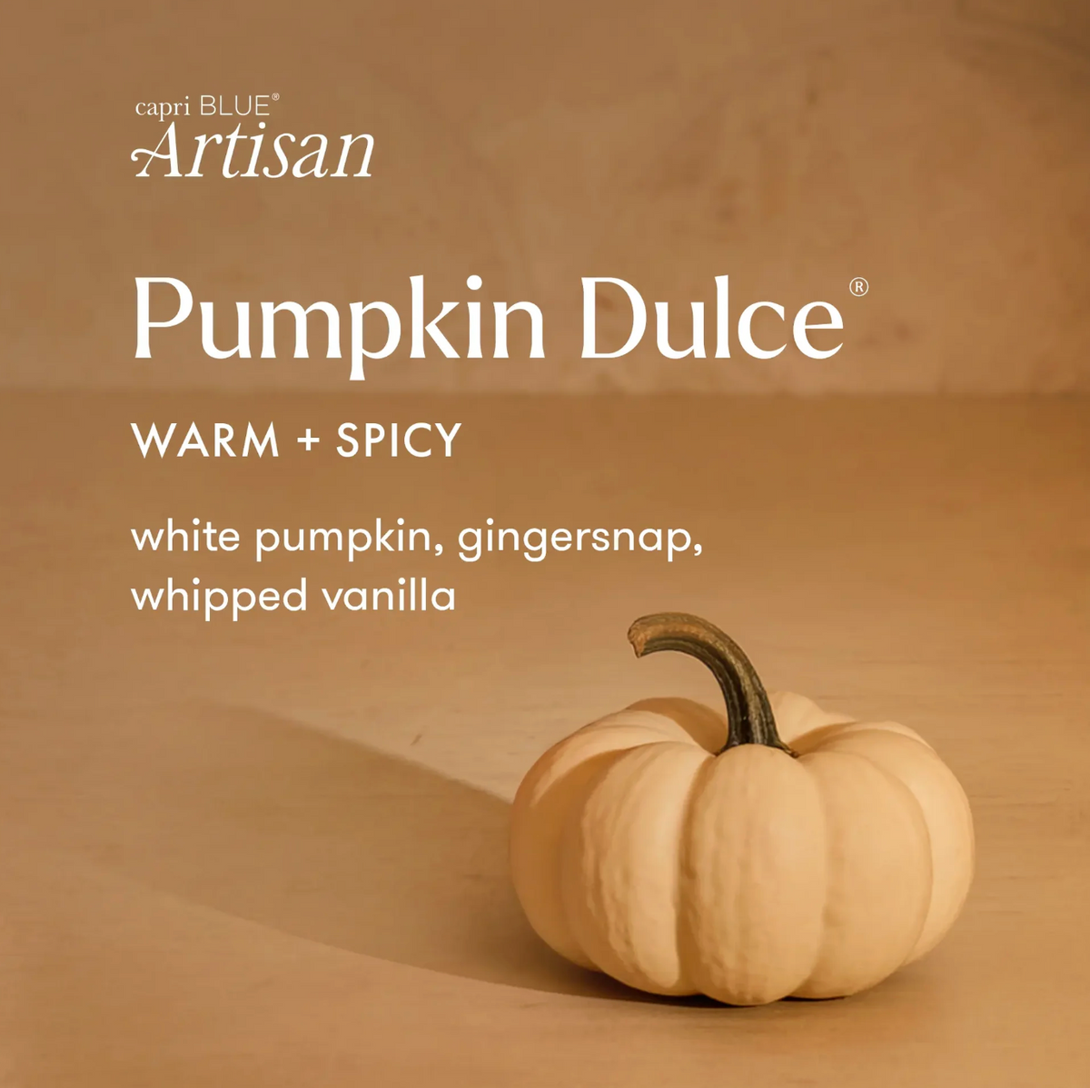 Capri Blue - Pumpkin Dulce Artisan Tuscan Radiance Signature Candle