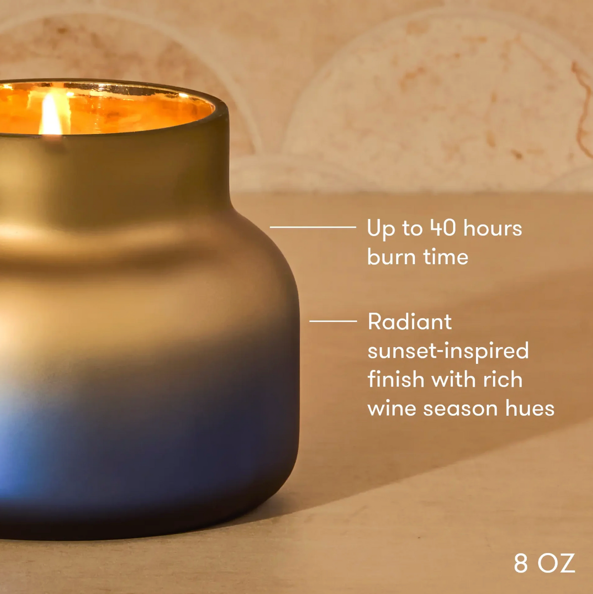 Capri Blue - Volcano Artisan Tuscan Radiance Petite Candle