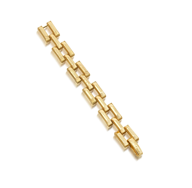 Pathway Link Bracelet, 7.5" - Gold