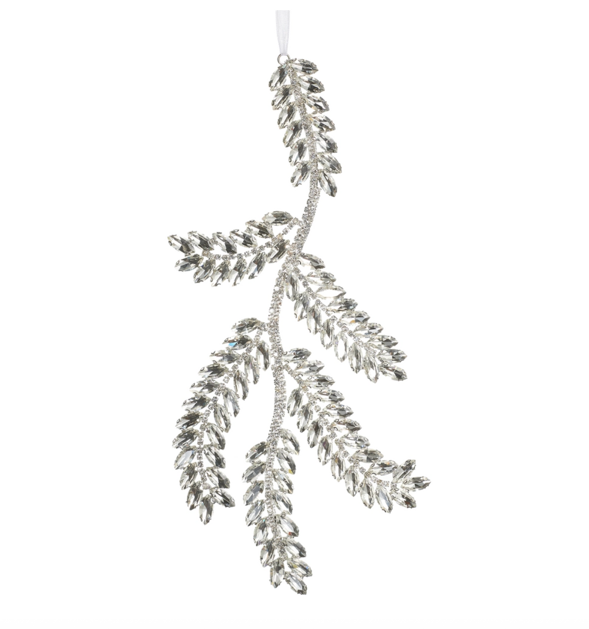 Clear Jewel Pine Branch Ornament