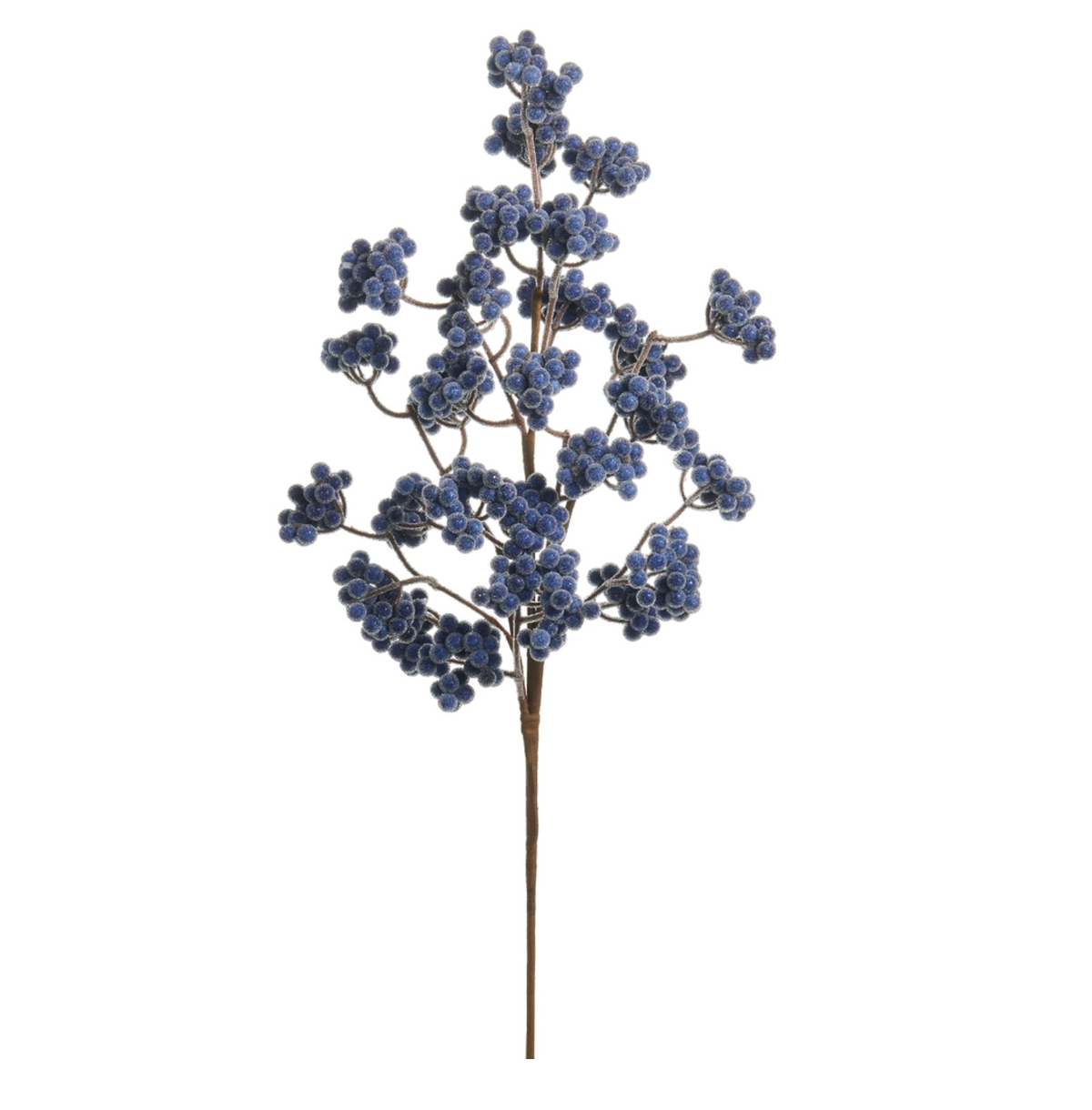 27" Blue Cluster Berry Spray
