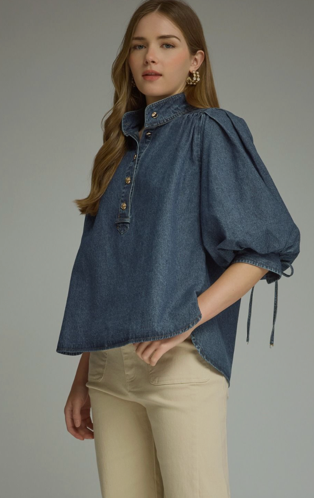 Blue Ridge Social Denim Top