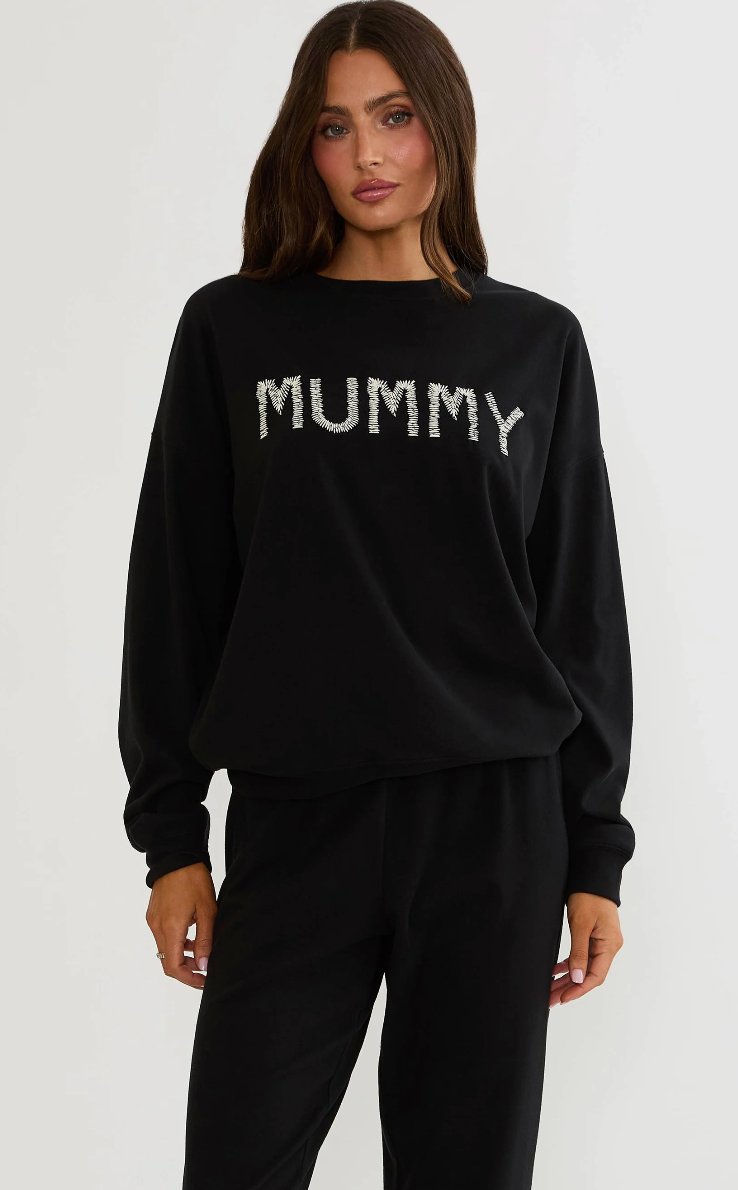 Beach Riot Devyn Oversized Sweatshirt - Midnight Mummy