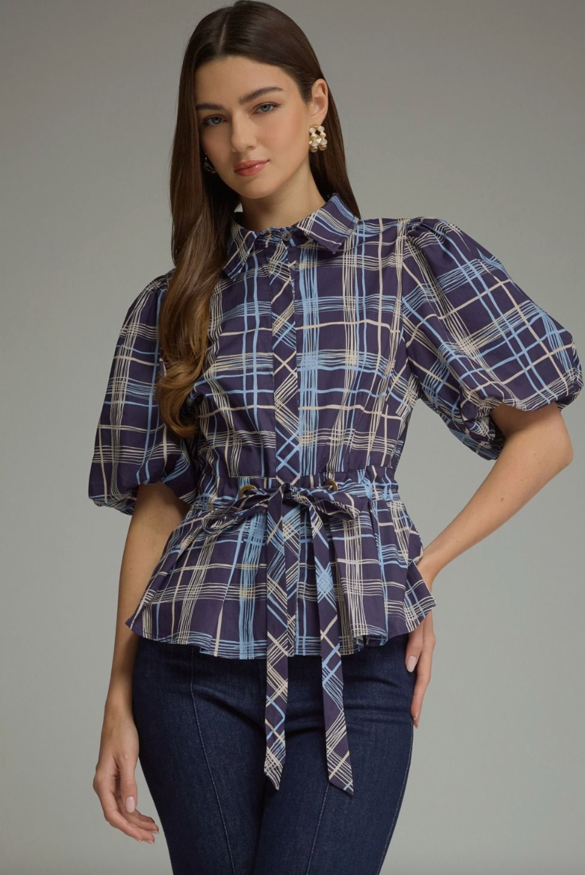 Pretty in Plaid Top