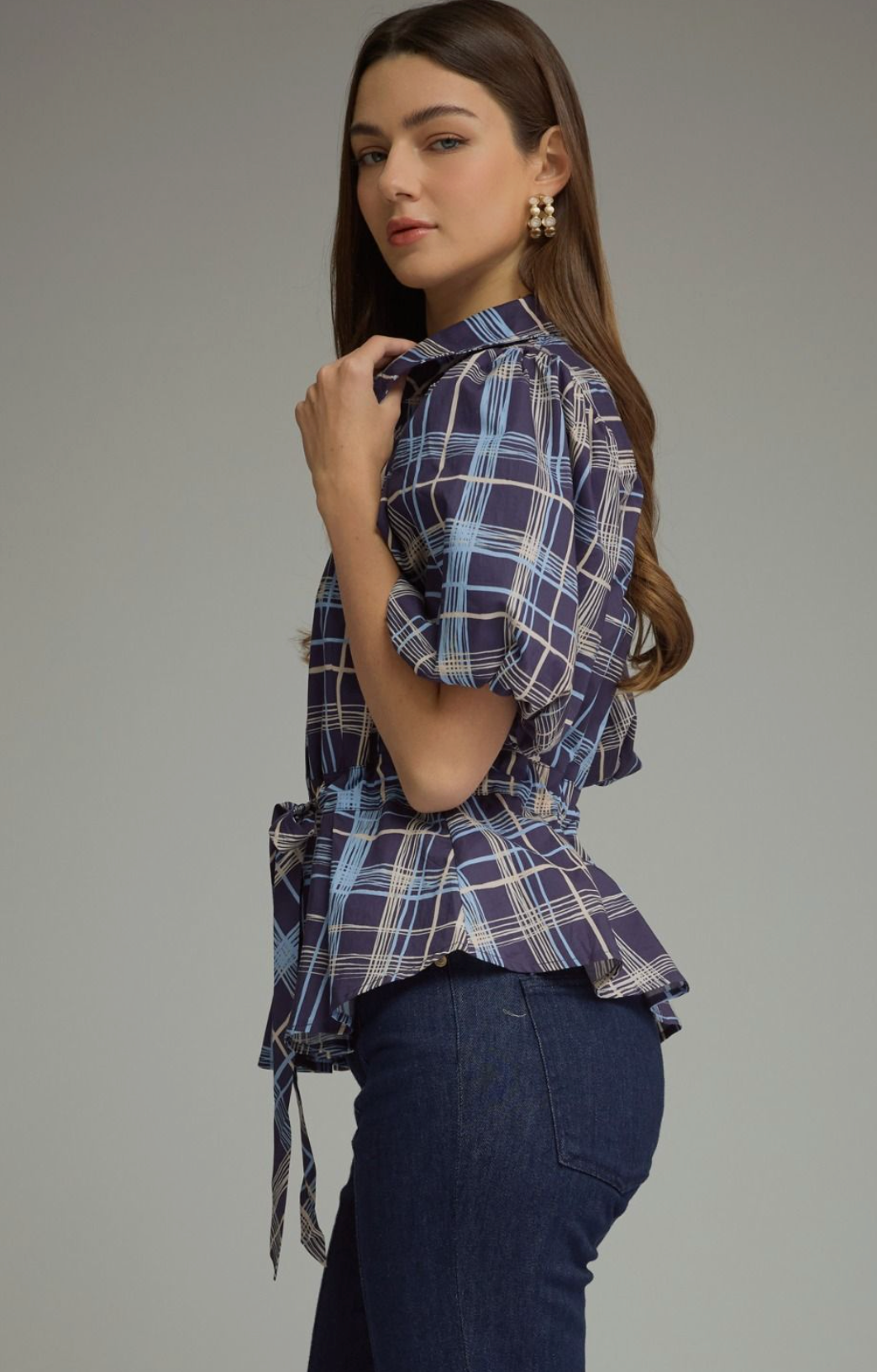 Pretty in Plaid Top