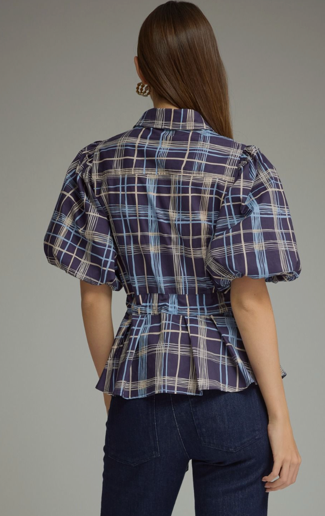 Pretty in Plaid Top