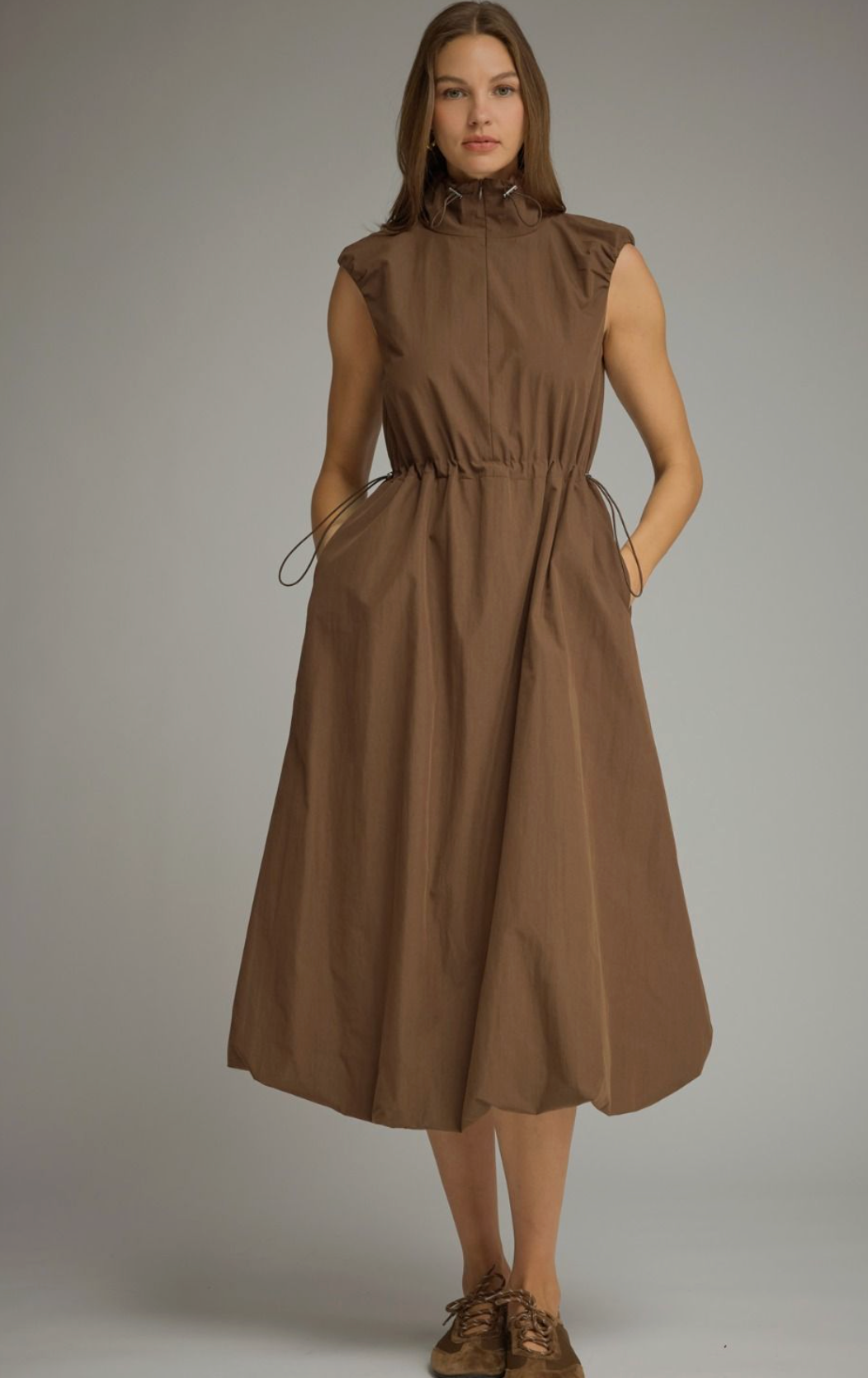 Coffee Run Midi Dress