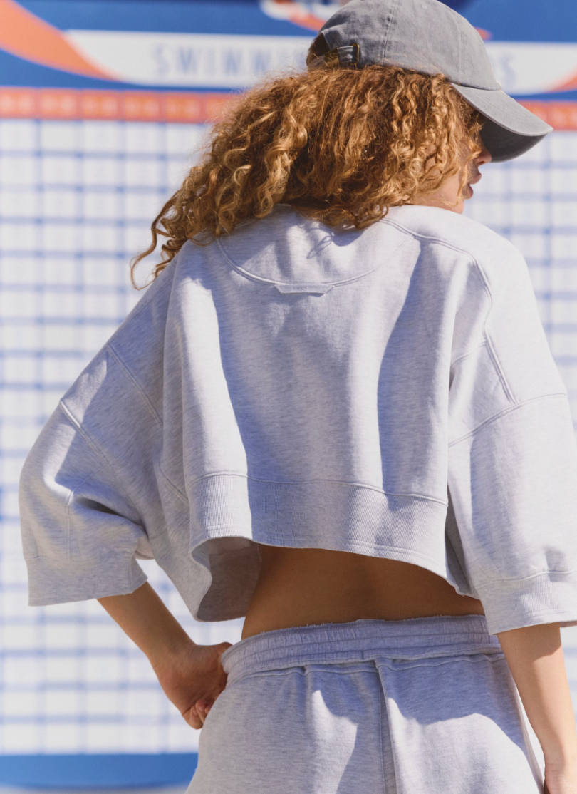 Sho Sleeve Intercept Pull - White Heather Grey