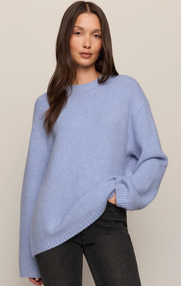 Chill Mode Sweater - Crystal Blue