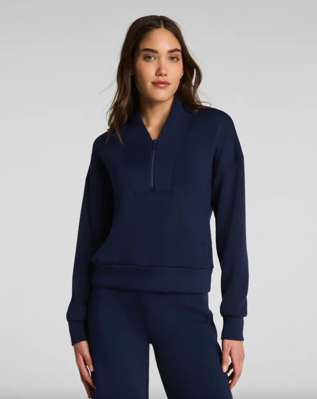 SPANX AirEssentials Shawl Collar Half Zip