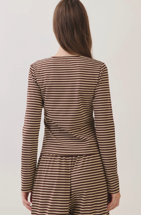 Caroline Brown Top