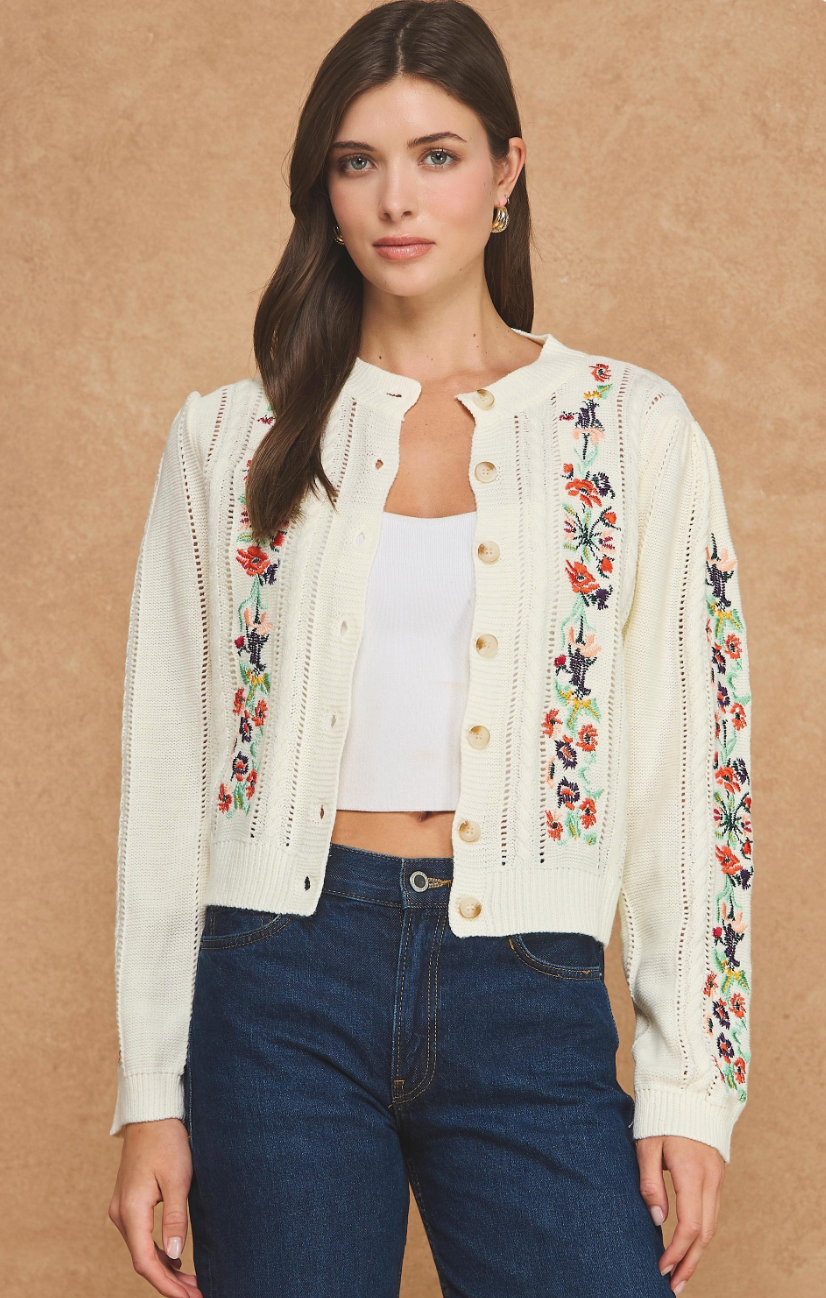 Chloe Embroidered Sweater