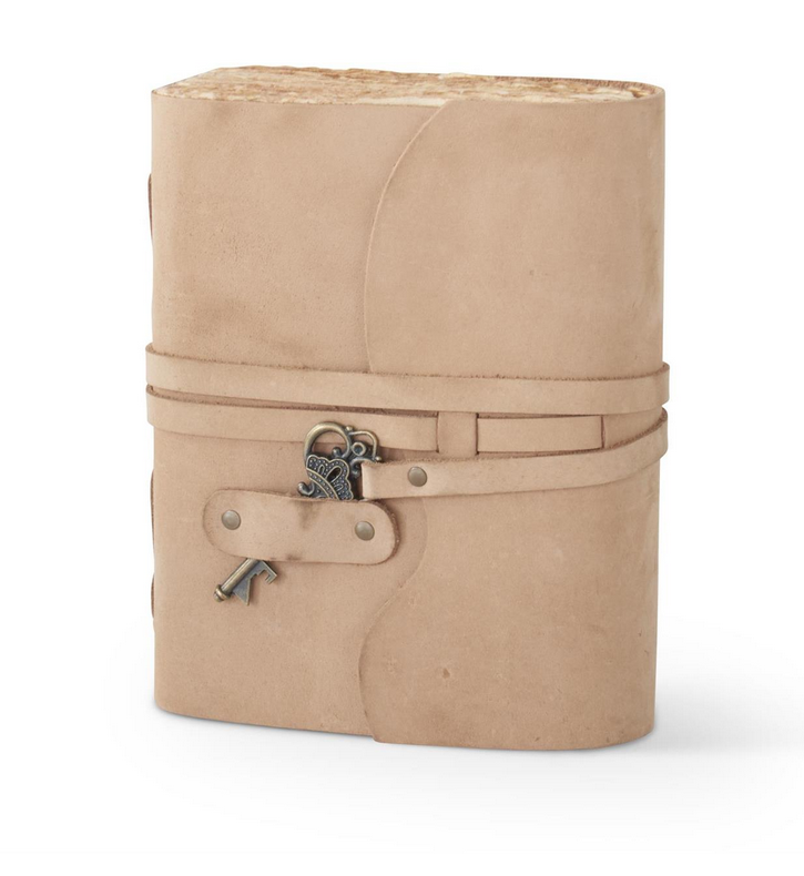 Handcrafted Leather Journal with Key