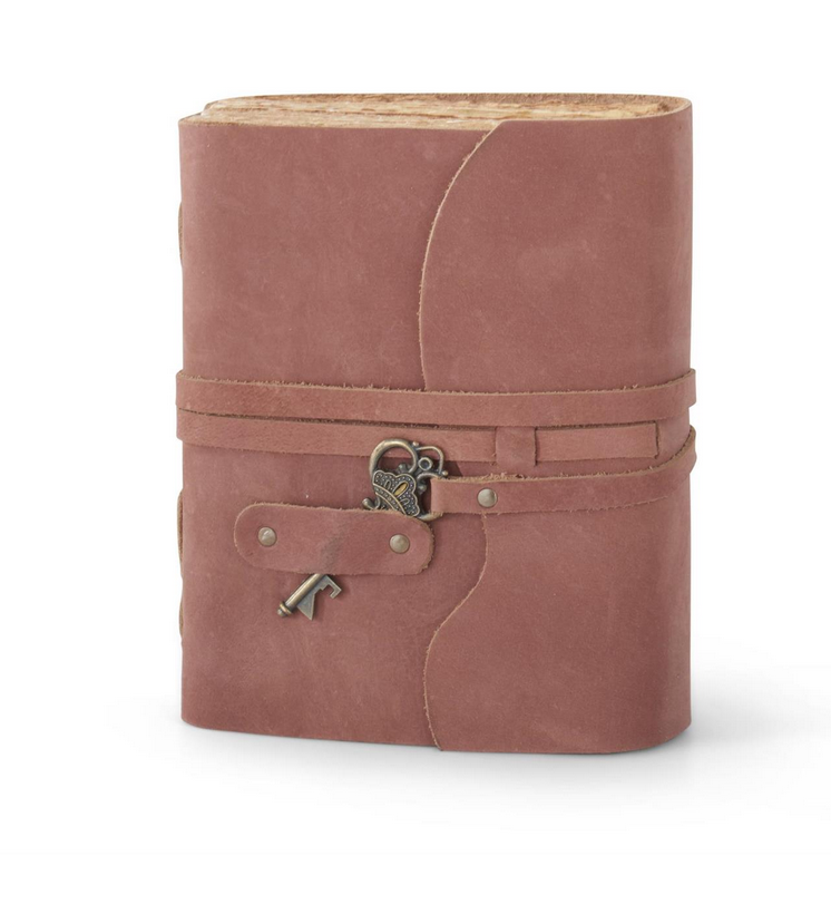 Handcrafted Leather Journal with Key