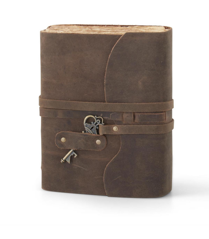 Handcrafted Leather Journal with Key