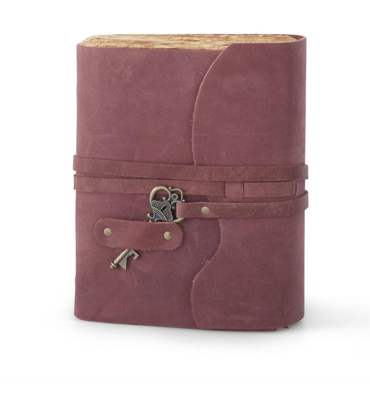 Handcrafted Leather Journal with Key