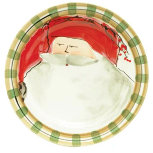 Vietri Old St. Nick Assorted Dinner Plates - Sold Individually