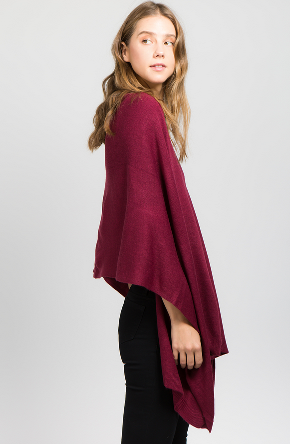 Maya 4 Season Cashmere Touch Poncho