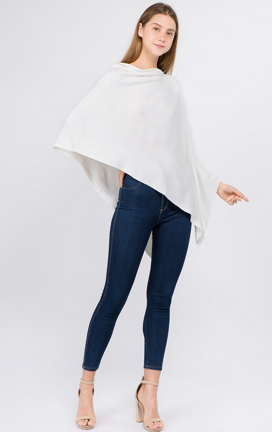 Maya 4 Season Cashmere Touch Poncho