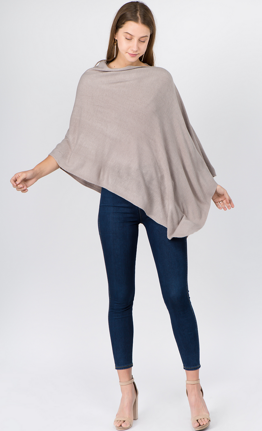 Maya 4 Season Cashmere Touch Poncho