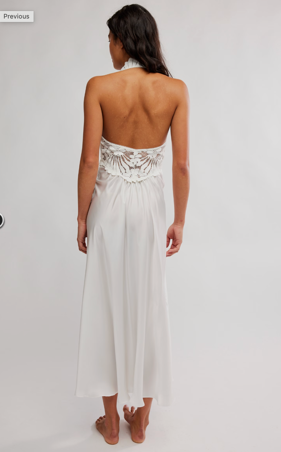 Free People Petal Party Midi - Clean Ivory