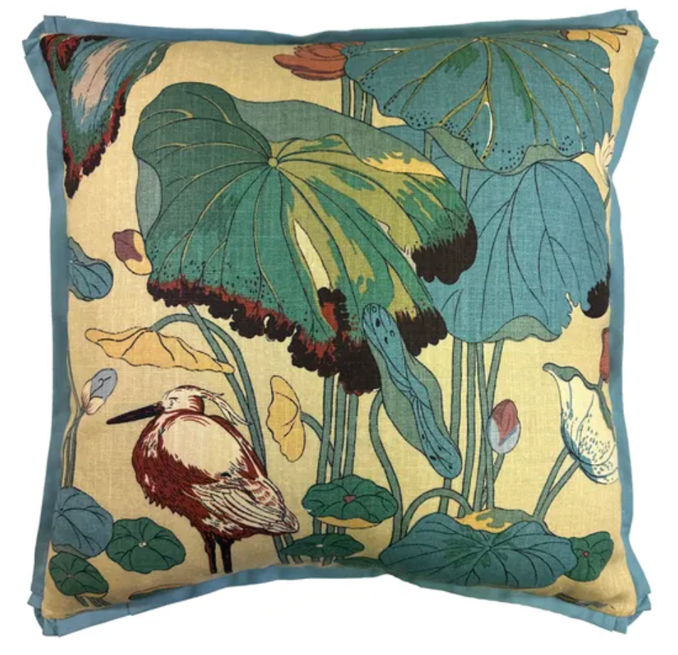 Baker Nympheus Straw Pillow 24x24
