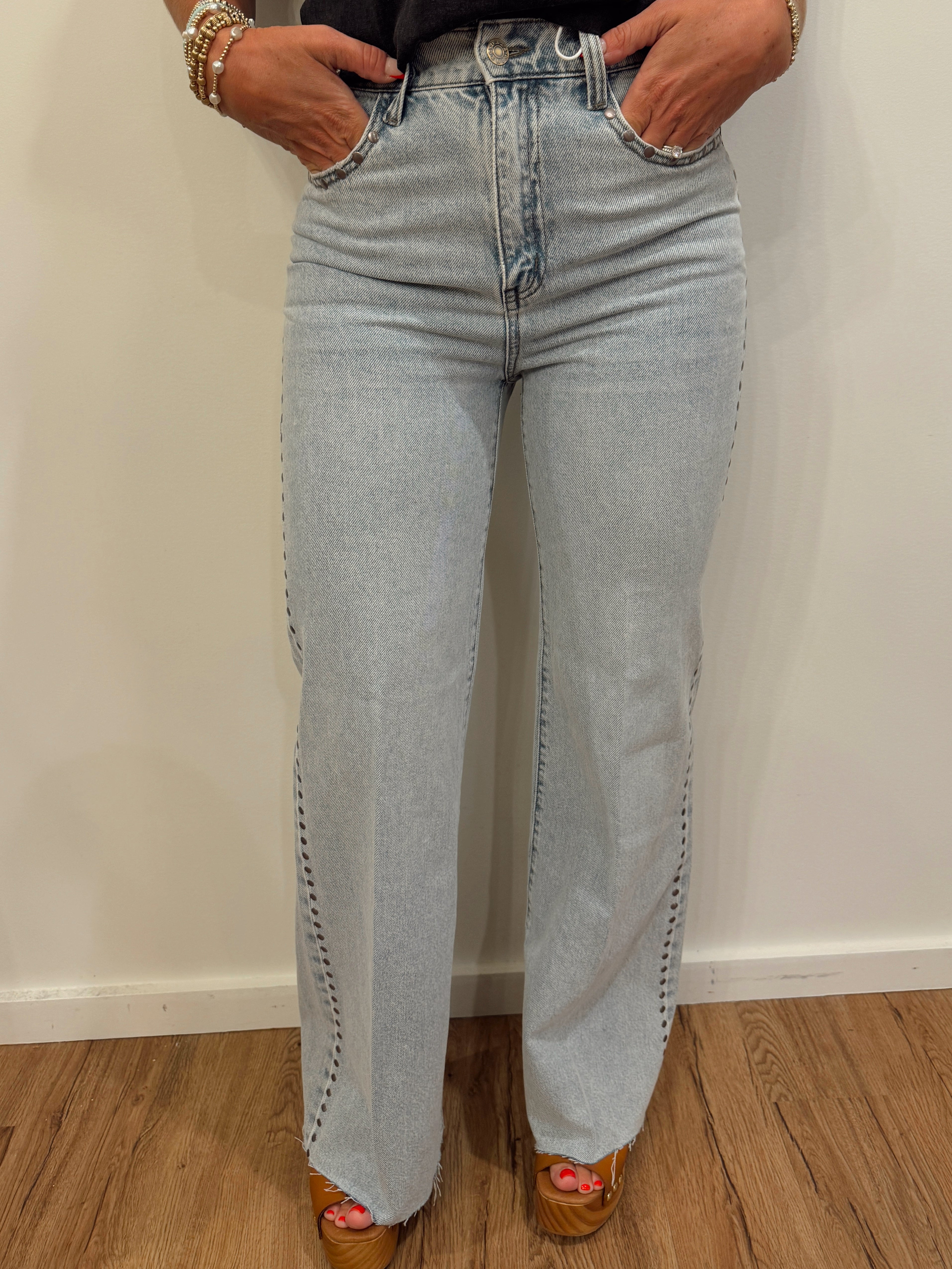 Daze Far Out High Rise Wide Leg