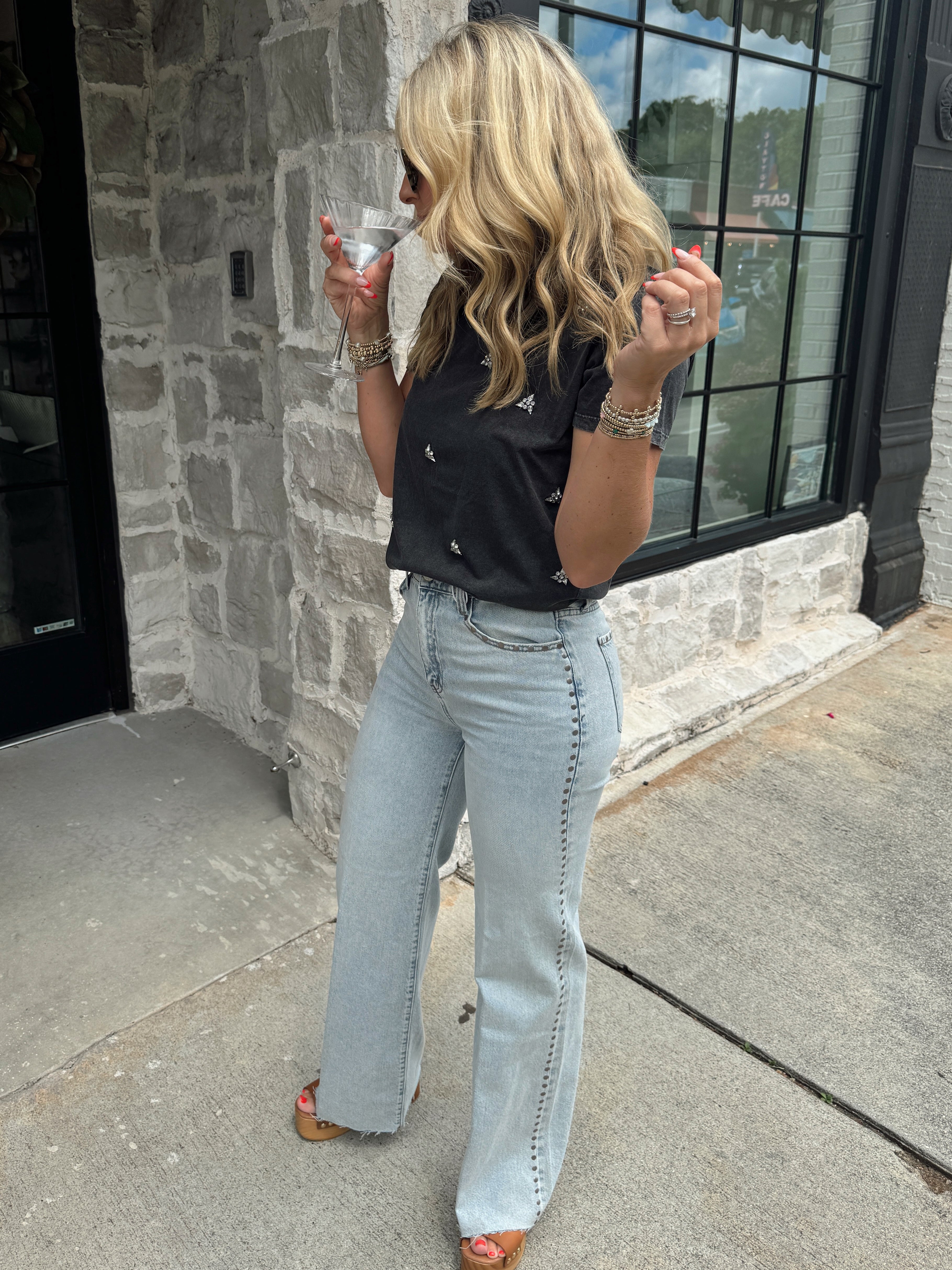 Daze Far Out High Rise Wide Leg